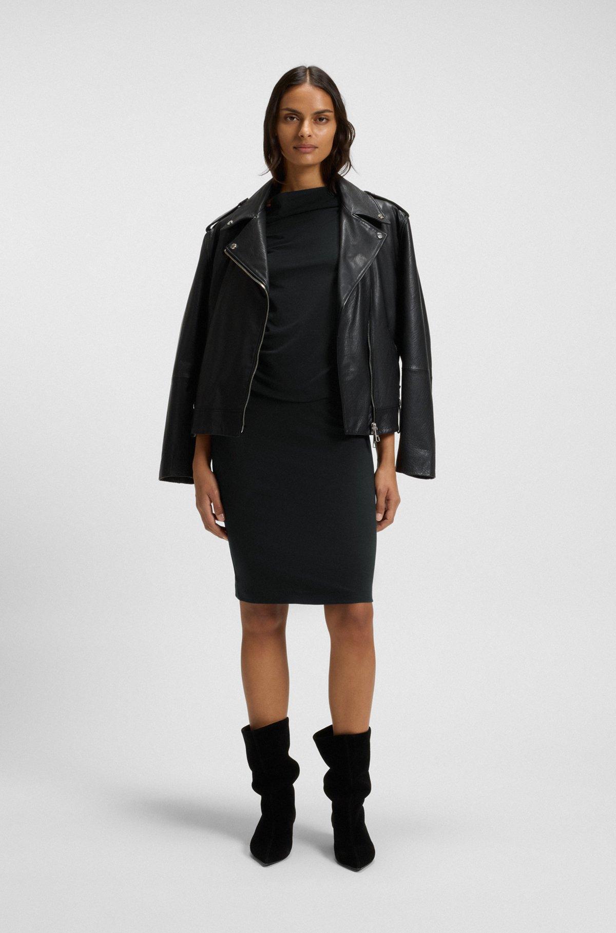 Dress with asymmetric neckline Product Image