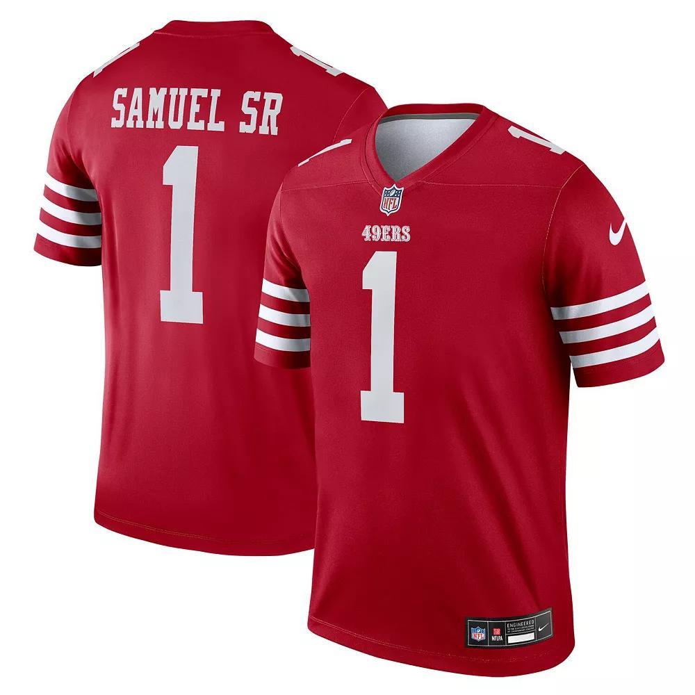 Men's Nike Deebo Samuel Sr Scarlet San Francisco 49ers Legend Jersey, Size: Large, Red Product Image