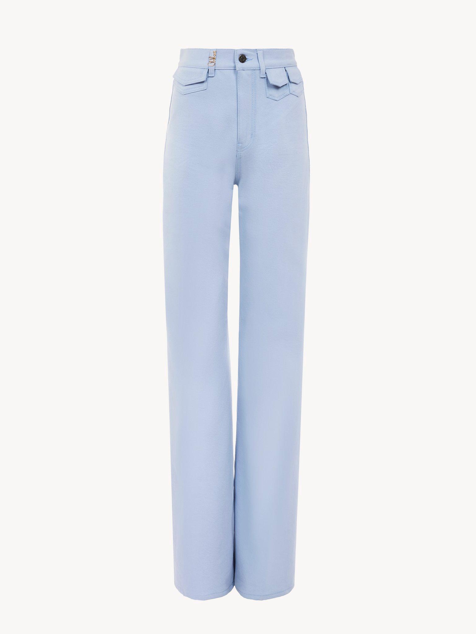 High-rise flare jeans in denim Product Image