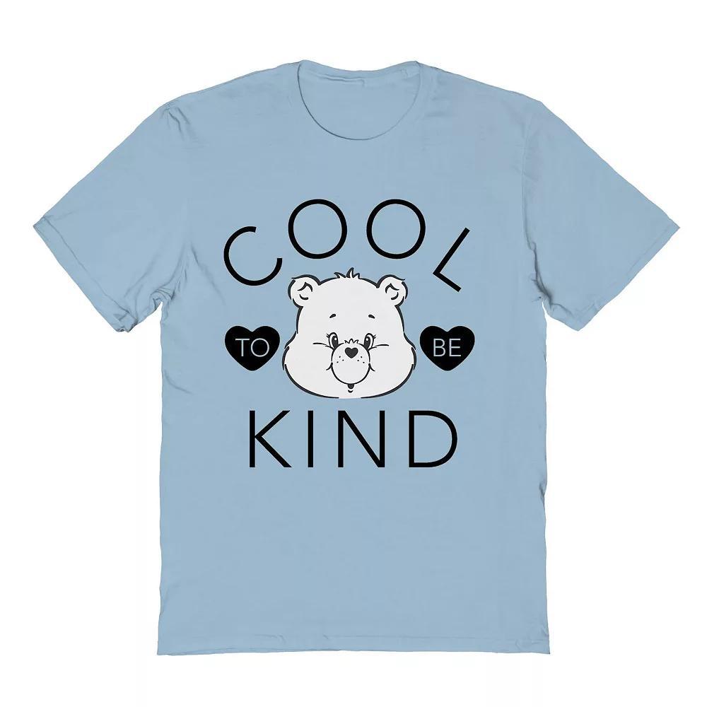 Men's Care Bears Cool To Be Kind Valentine's Day Graphic Tee, Size: XL, Light Blue Product Image