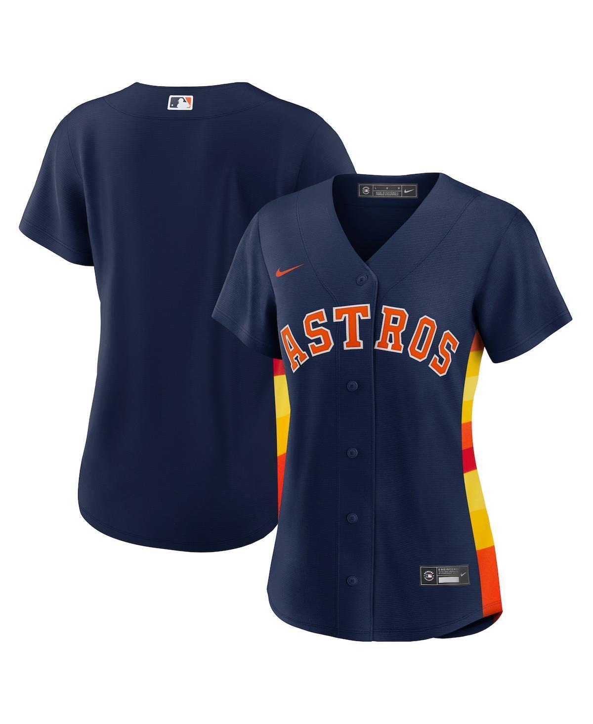 Womens Nike Houston Astros Alternate Replica Team Jersey Blue Product Image