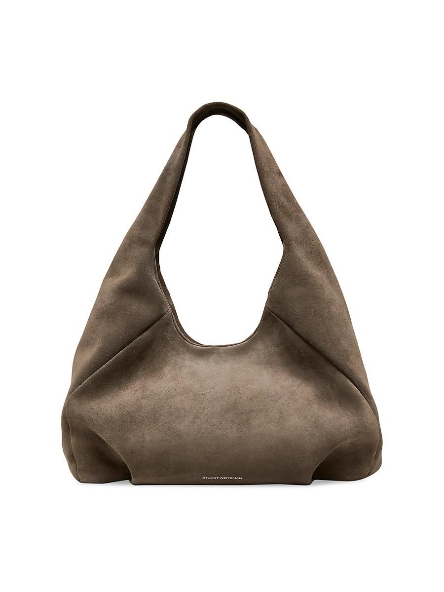 Womens Moda Leather Hobo Bag Product Image