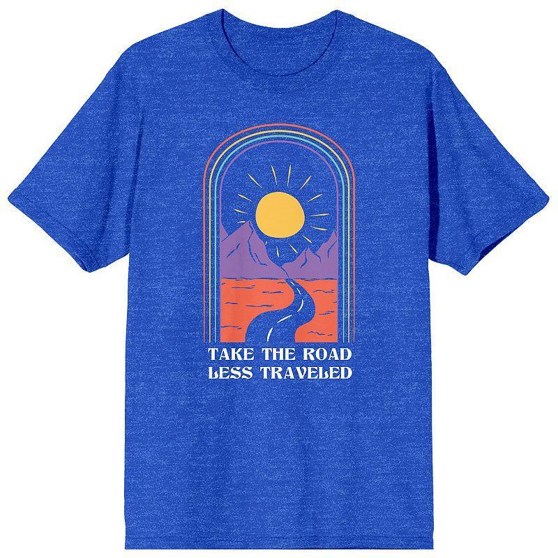 Men's Adventure Society Take Road Tee, Size: Large, Blue Product Image