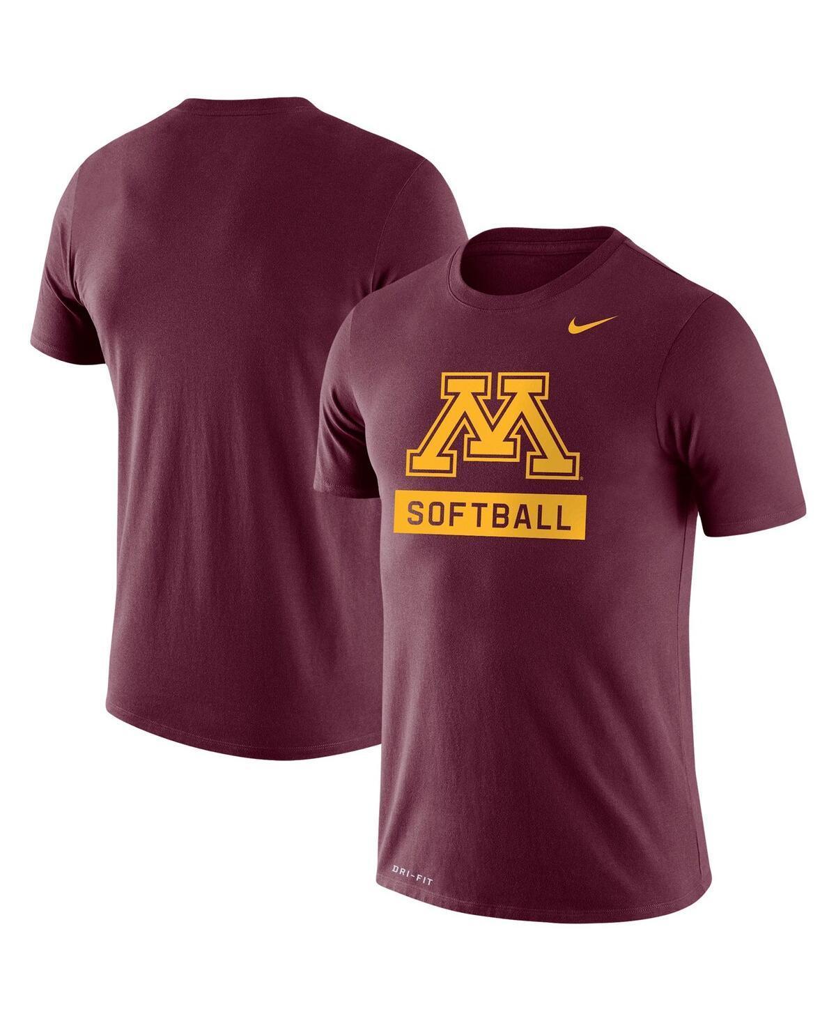 Mens Nike Maroon Minnesota Golden Gophers Softball Drop Legend Performance T-Shirt Product Image