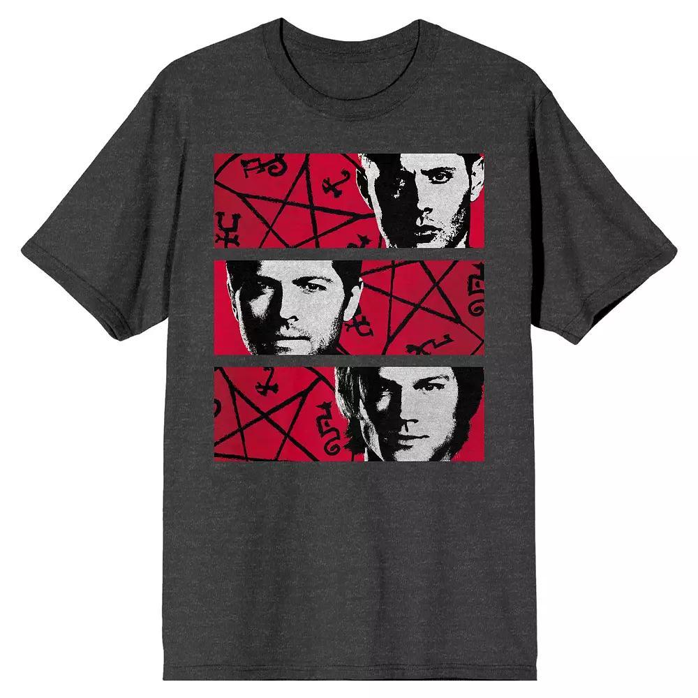 Men's Supernatural Main Character Short Sleeve Graphic T-Shirt, Size: XL, Gray Product Image