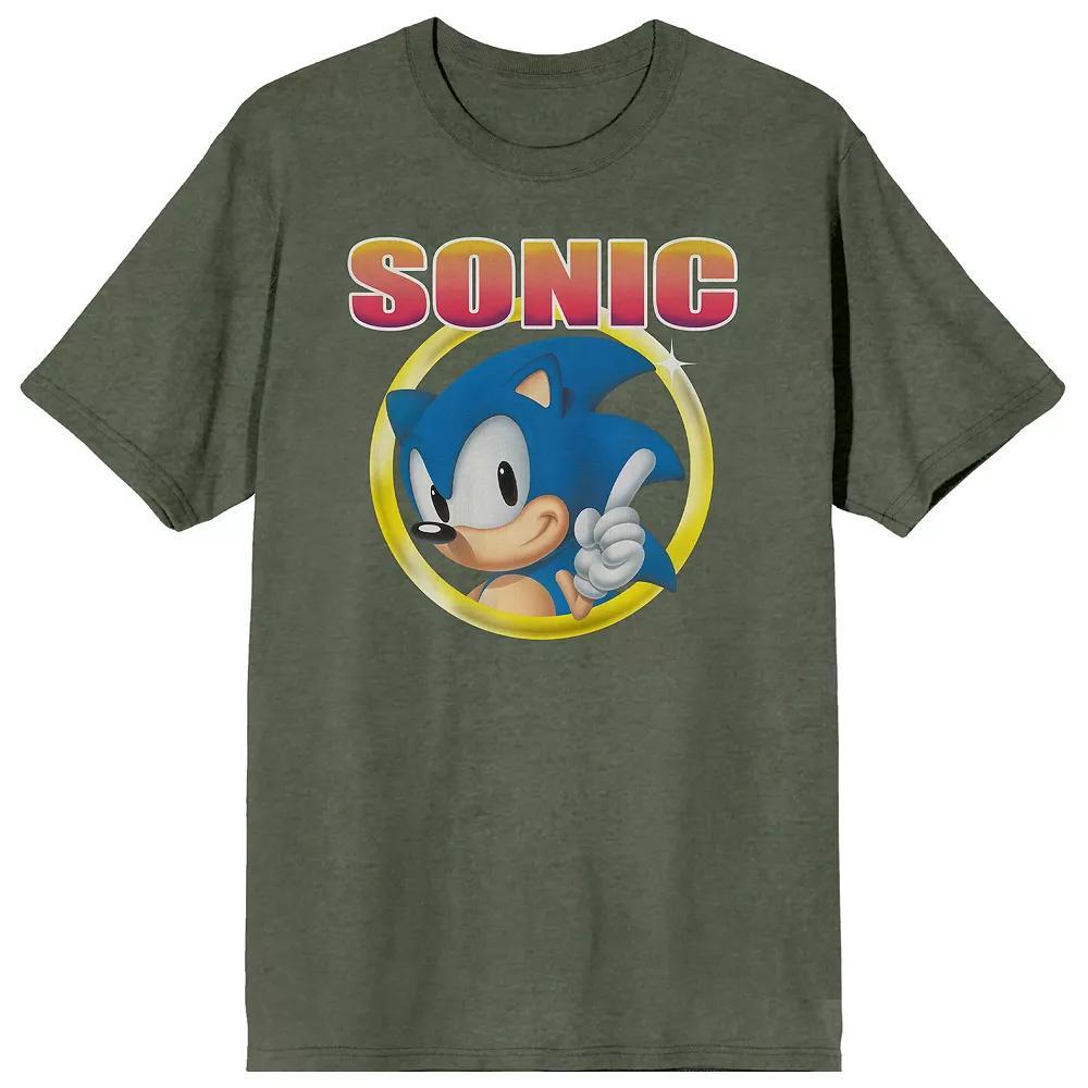 Men's Sonic Hedgehog Graphic Tee,  Product Image