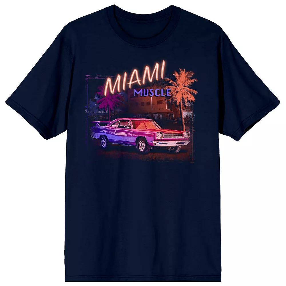 Men's Car Fanatic Miami Muscle Graphic Tee,  Product Image
