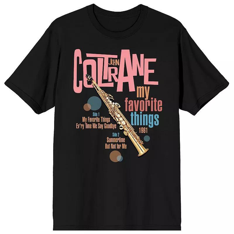 Men's John Coltrane My Favorite Graphic Tee, Size: XL, Black Product Image