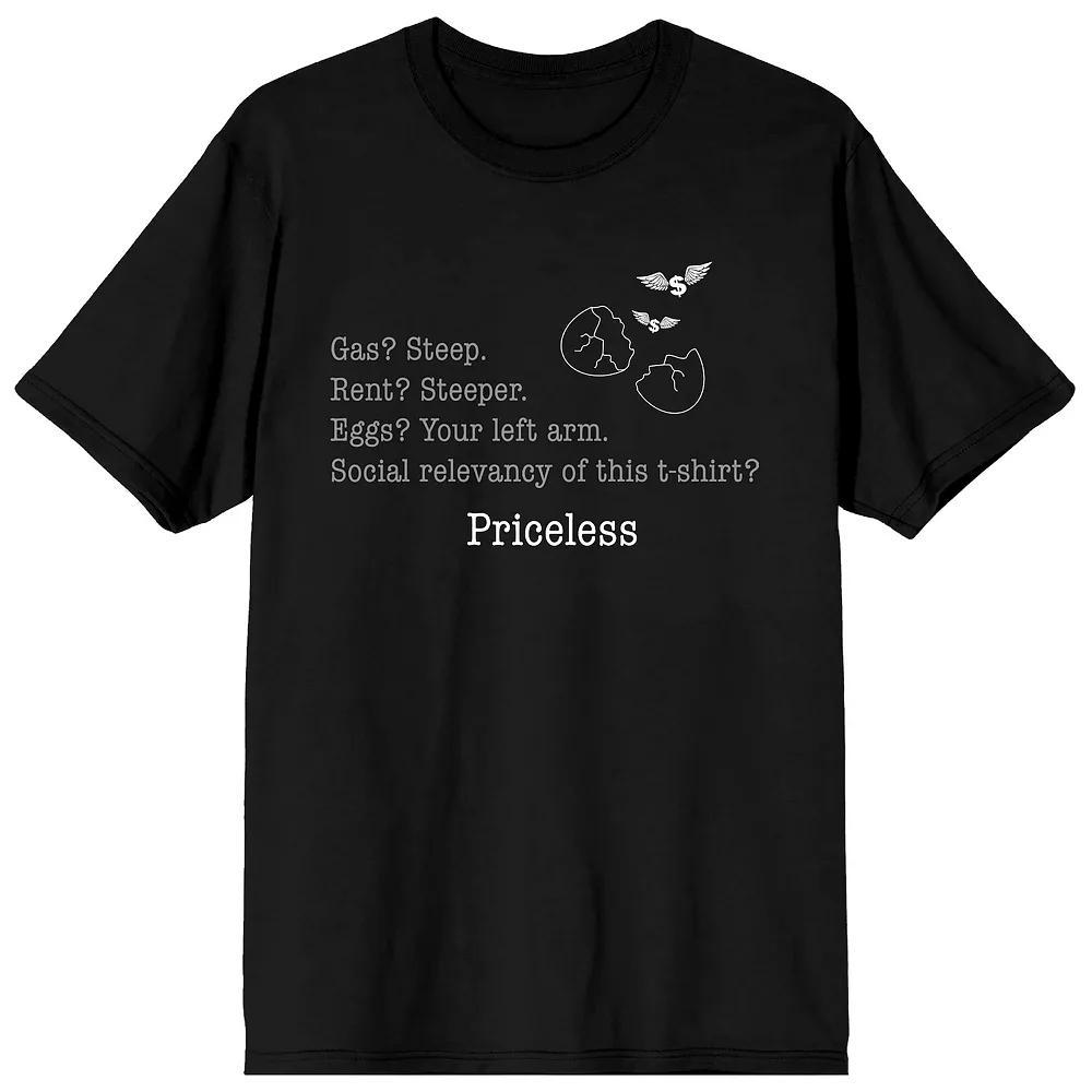 Men's Eggspenisve Eggs Priceless Graphic Tee,  Product Image