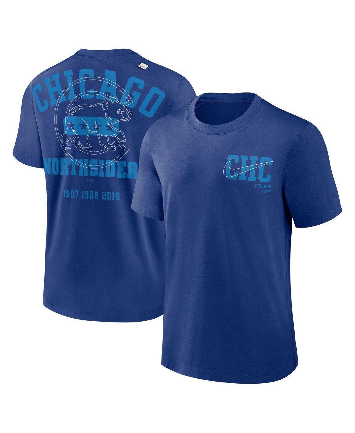 Men's Nike Royal Chicago Cubs Statement Game Over T-Shirt, Size: Small, Blue Product Image