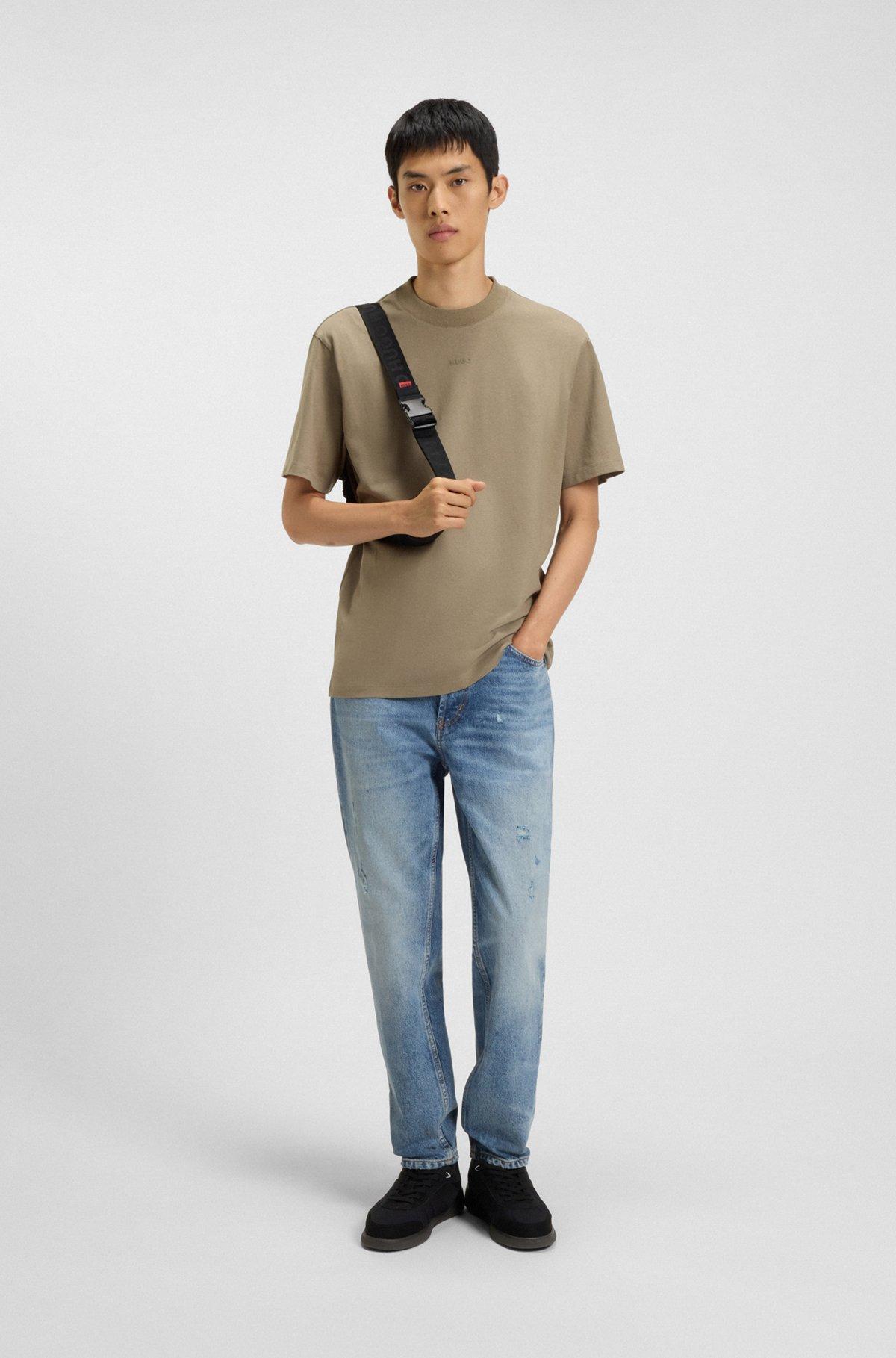 Relaxed-fit T-shirt in cotton with logo print Product Image