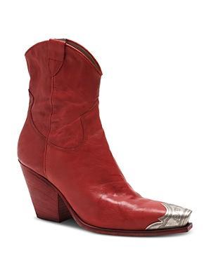 Free People Womens Brayden Western Cap Toe Booties Product Image