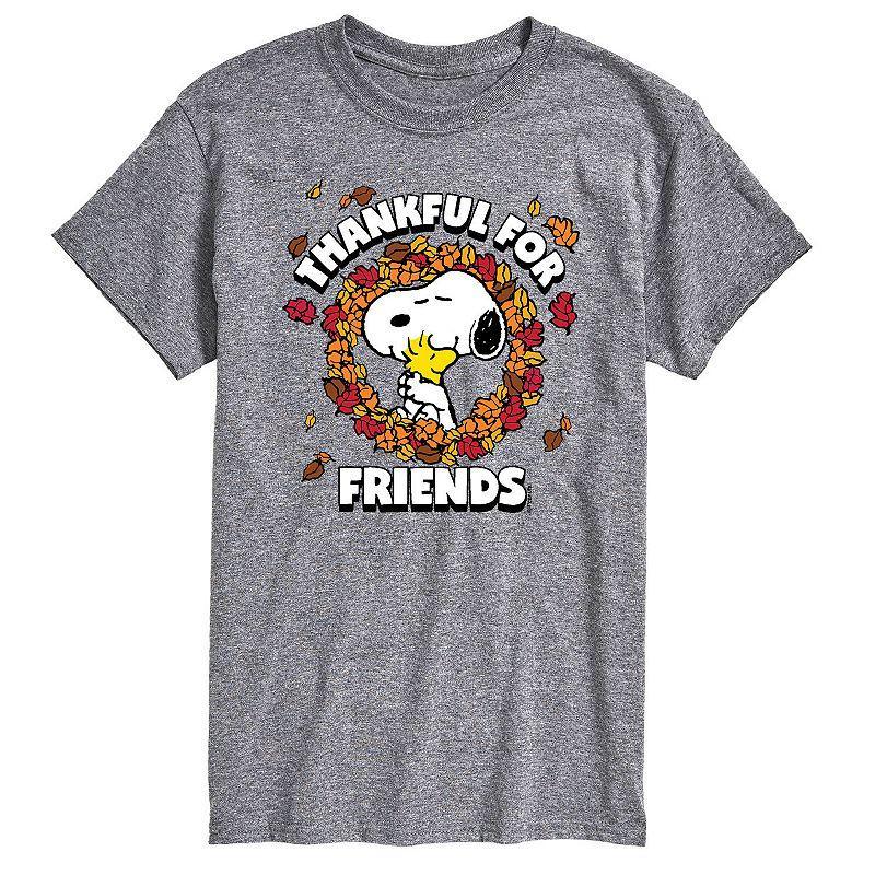 Mens Peanuts Thankful For Friends Tee Product Image