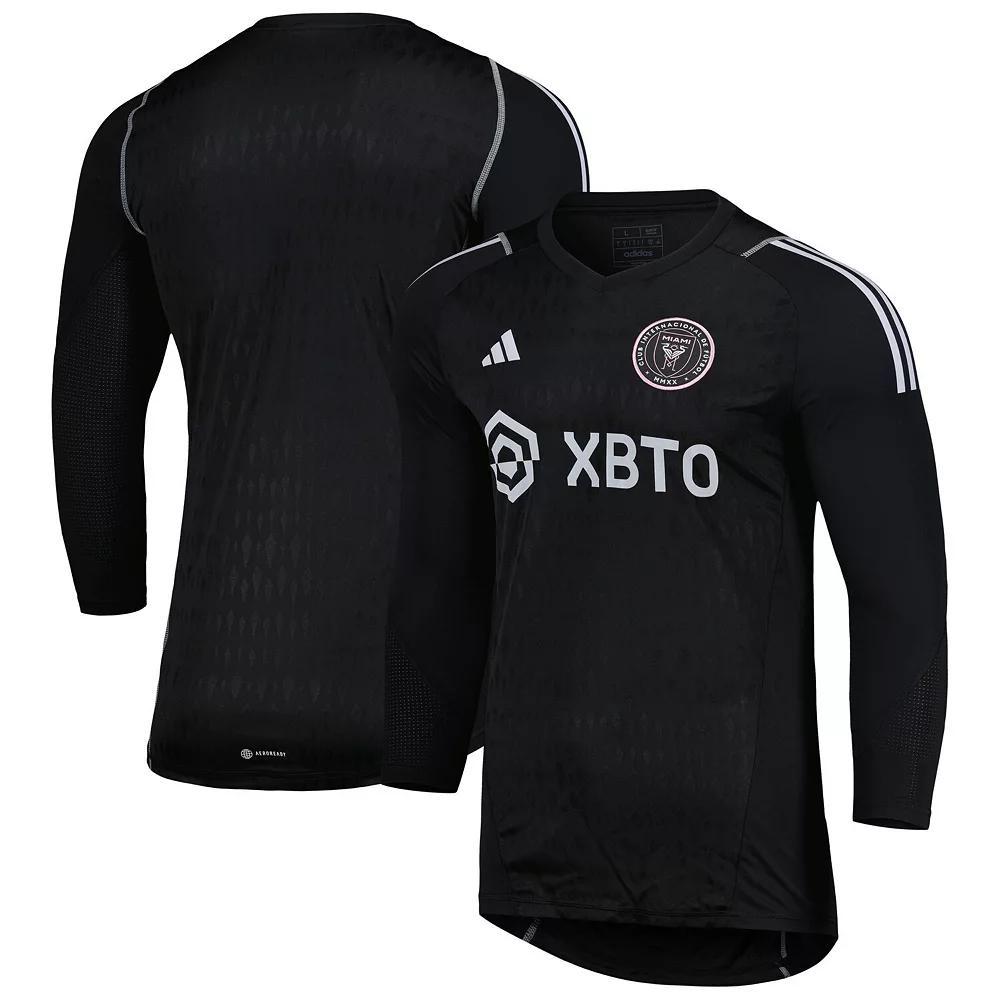 Men's adidas Black Inter Miami CF 2023 Goalkeeper Long Sleeve Replica Jersey,  Product Image