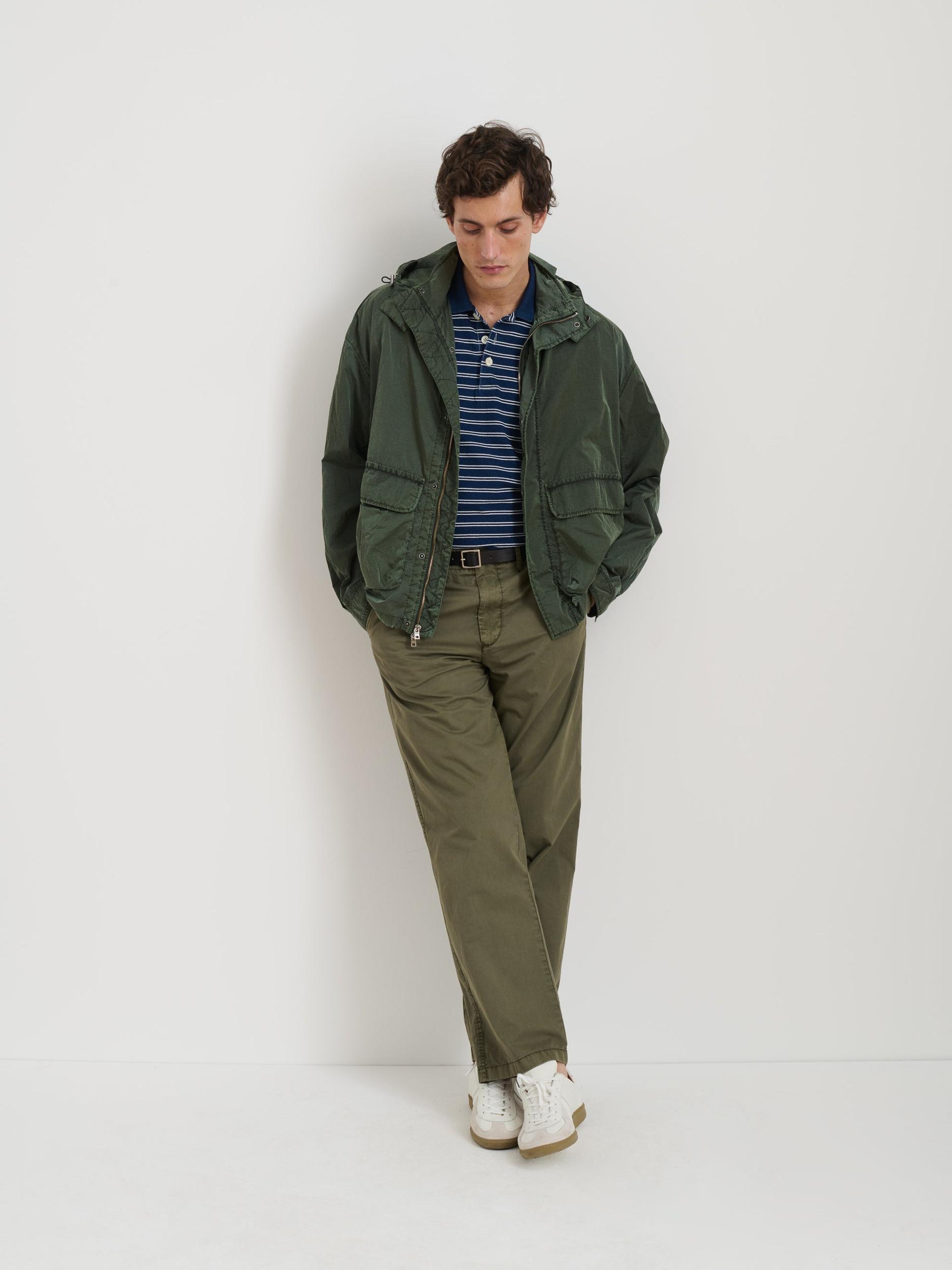 Lucas Polo In Indigo Stripe Product Image