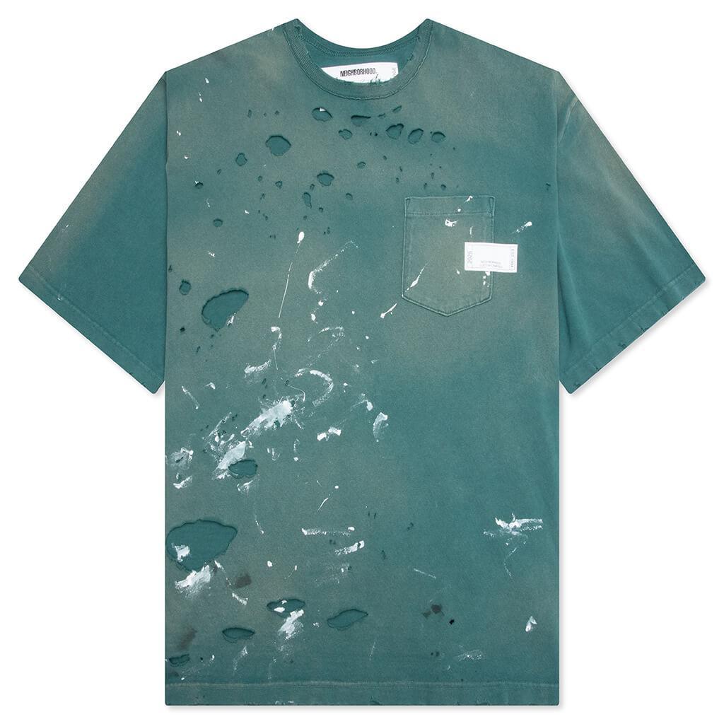 Savage S/S Pocket Crewneck - Green Male Product Image