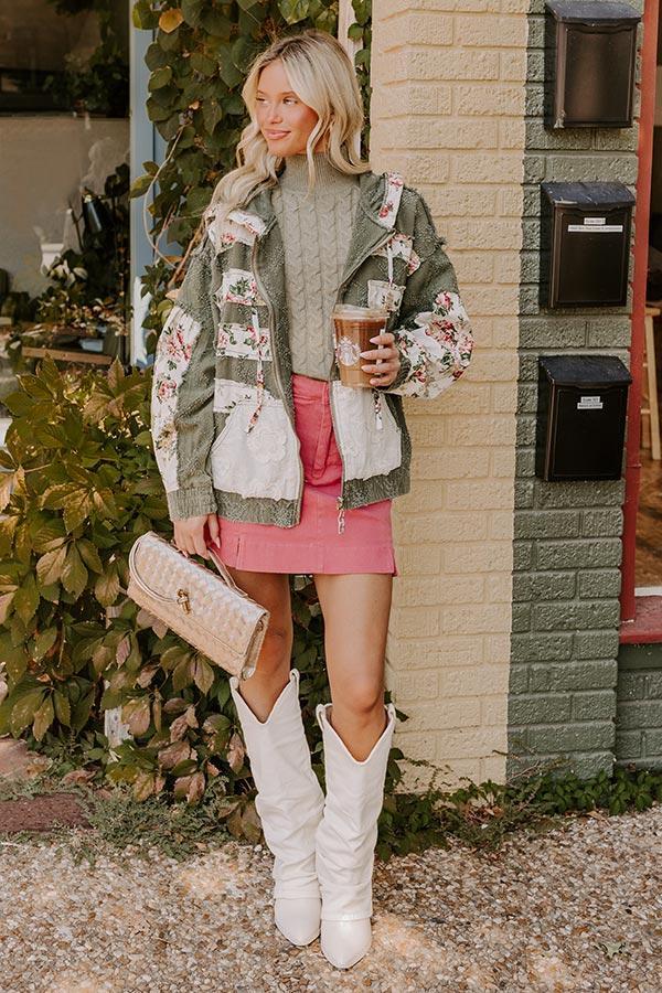 Misty Mornings Color Block Jacket Product Image