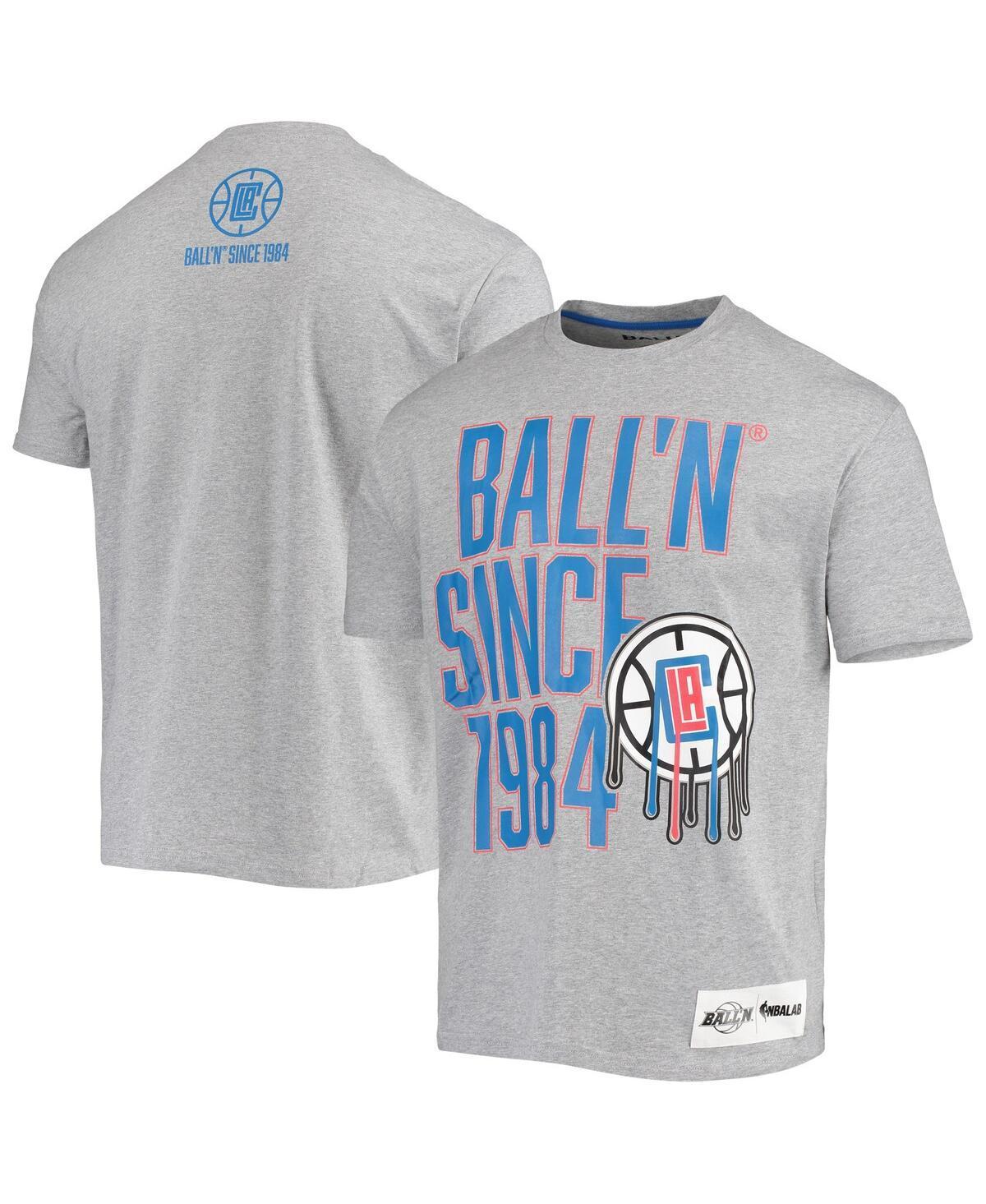 Mens BALLN Heathered Gray LA Clippers Since 1984 T-Shirt Product Image