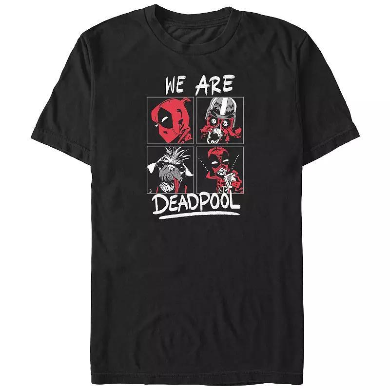 Men's Marvel Deadpool And Wolverine Four Deadpools Graphic Tee,  Product Image