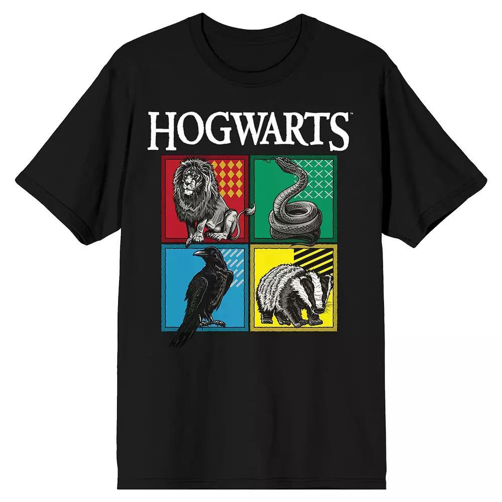 Men's Harry Potter Hogwarts House Tee, Size: XXL, Black Product Image