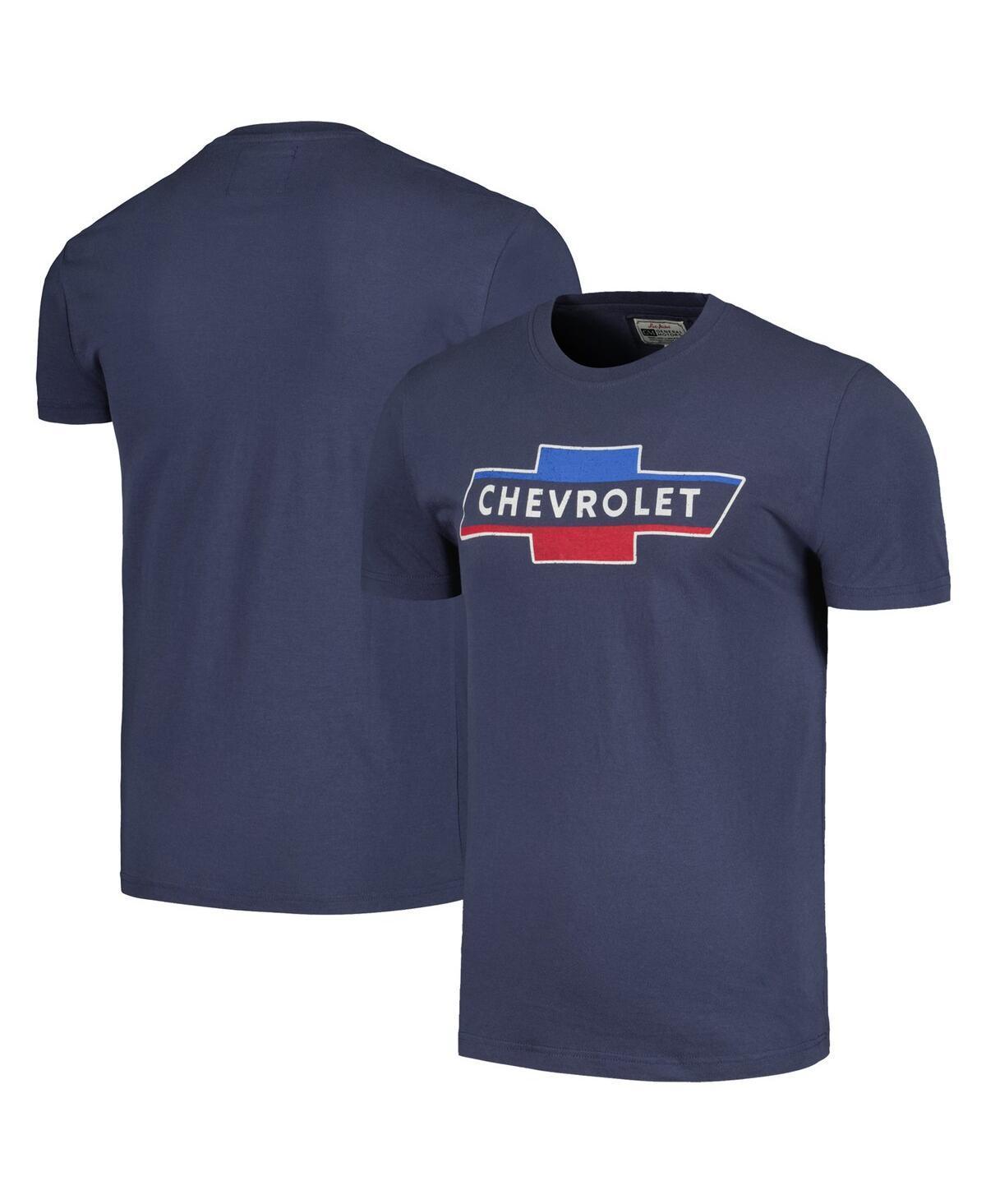 Mens American Needle Navy Distressed Chevrolet Brass Tacks T-shirt Product Image