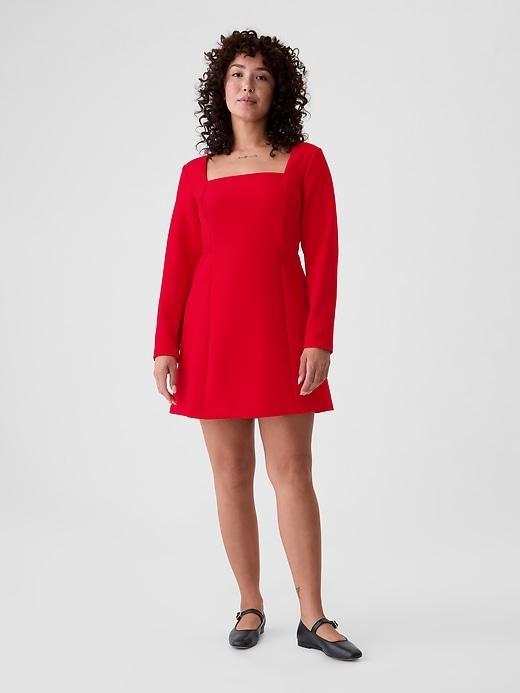 Square-Neck Mini Dress Product Image