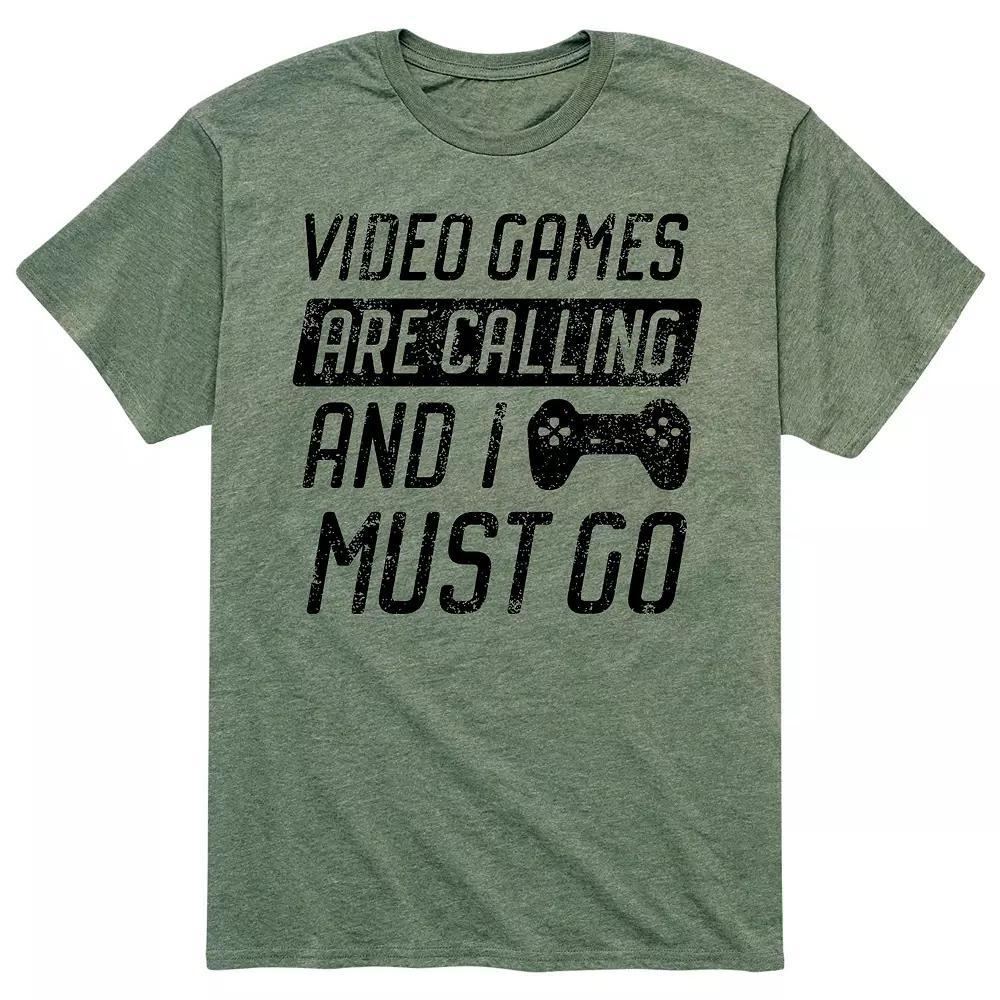 Men's Video Games Are Calling Tee,  Product Image