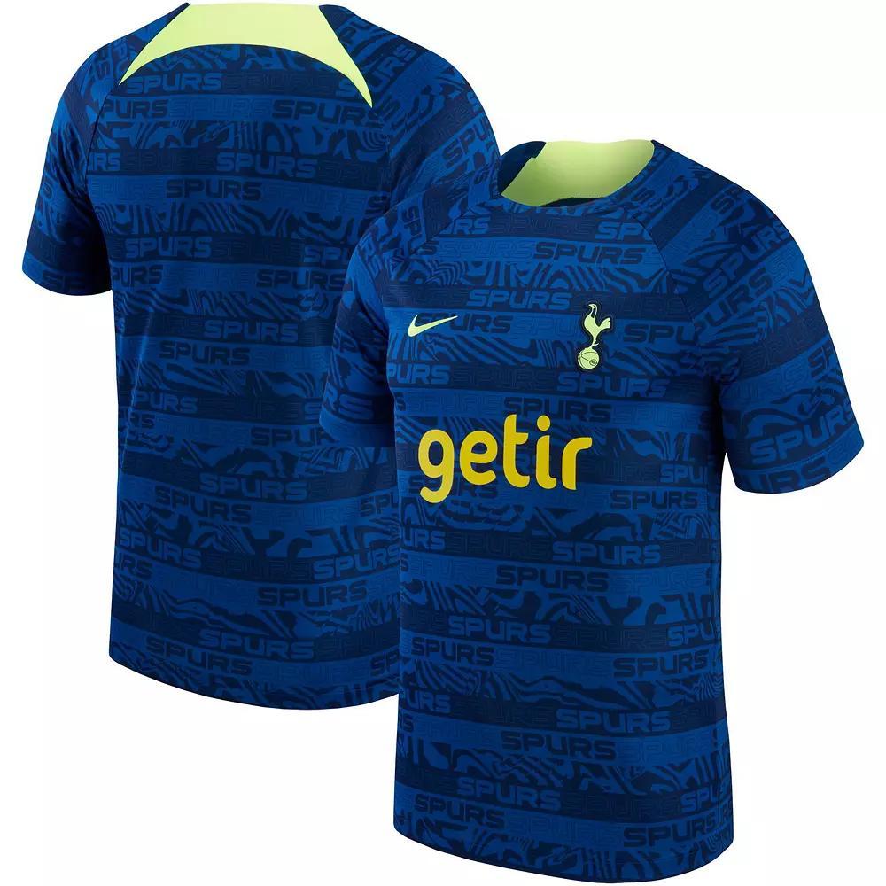Men's Nike Navy Tottenham Hotspur 2022/23 Home Pre-Match Top, Size: Medium, Tot Blue Product Image