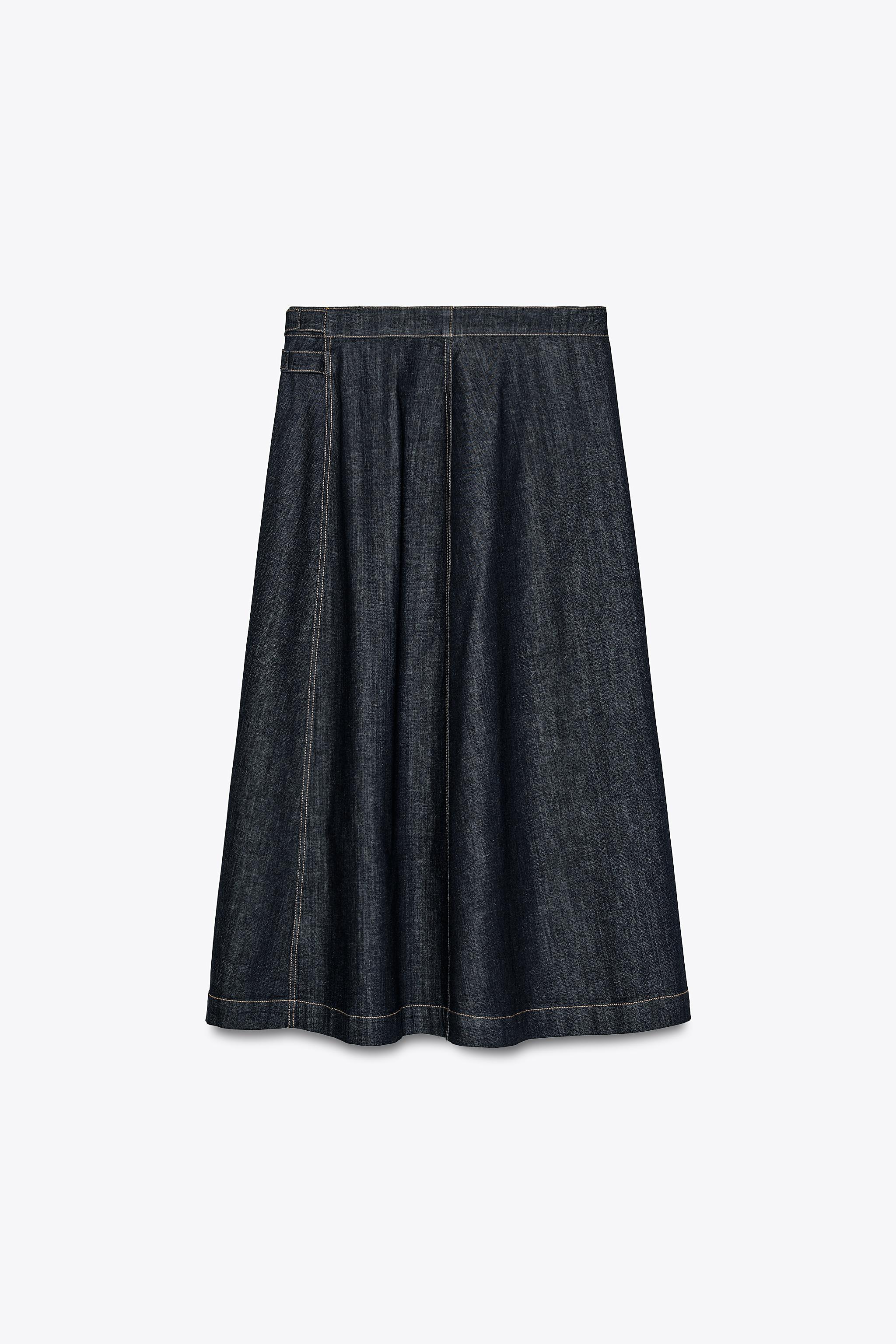 Z1975 CROSSOVER DENIM SKIRT Product Image