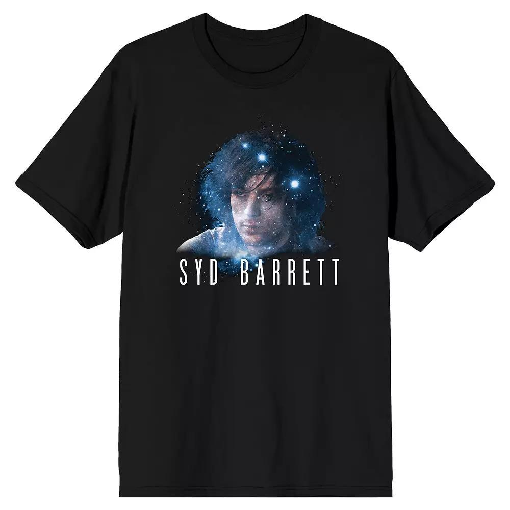 Men's Syd Barrett Faded Galaxy Graphic Tee, Size: Large, Black Product Image