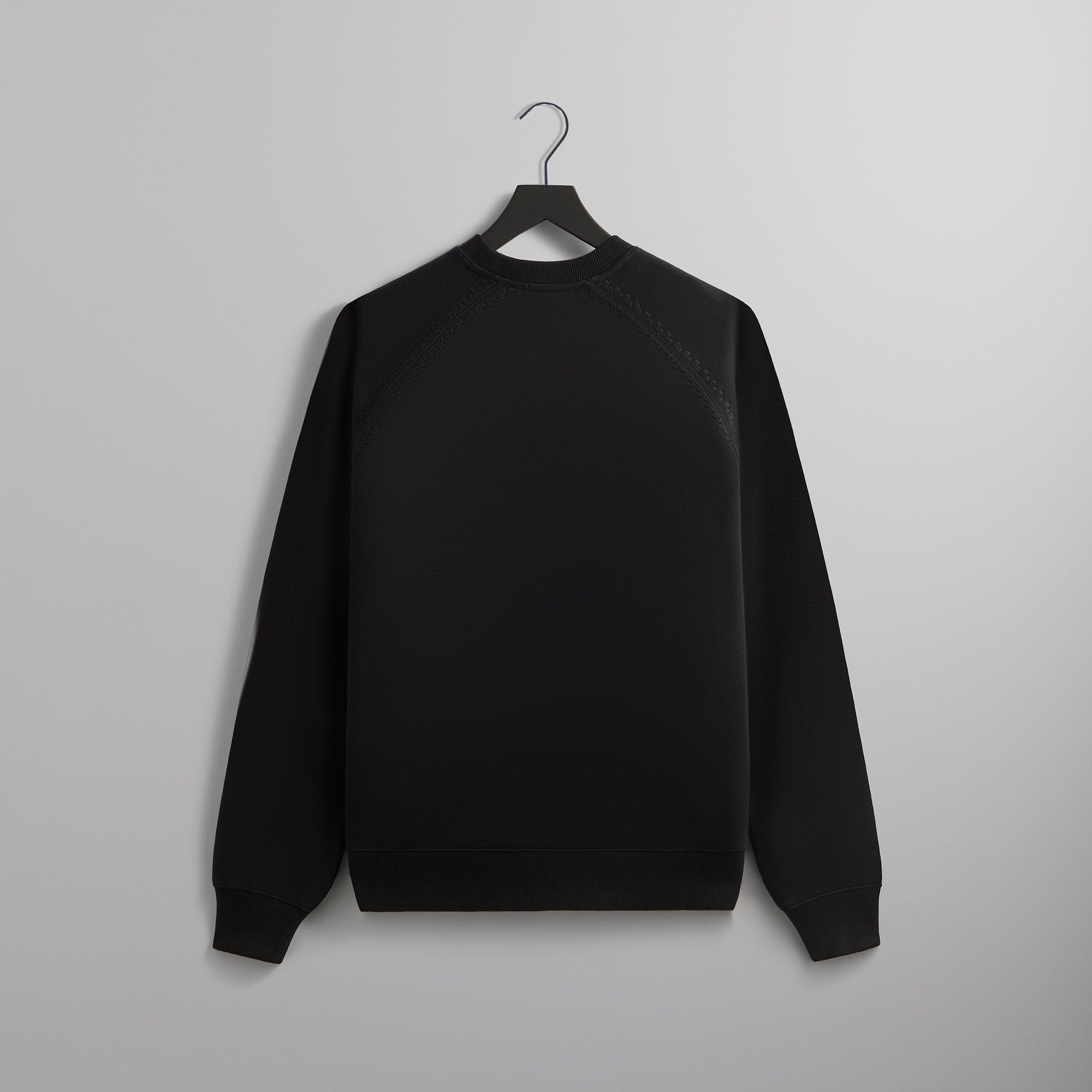 Kith Vale Raglan Crewneck - Black Male Product Image