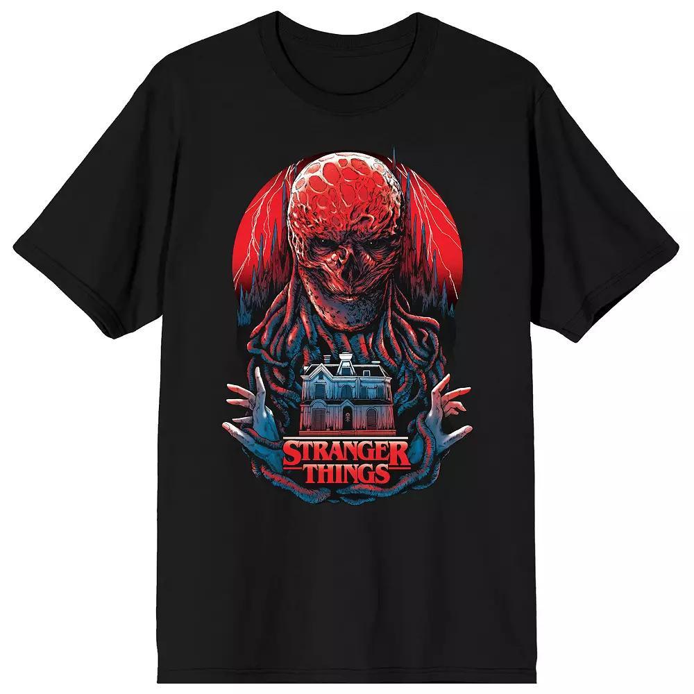 Men's Stranger Things Vecna Graphic Tee, Size: Small, Black Product Image