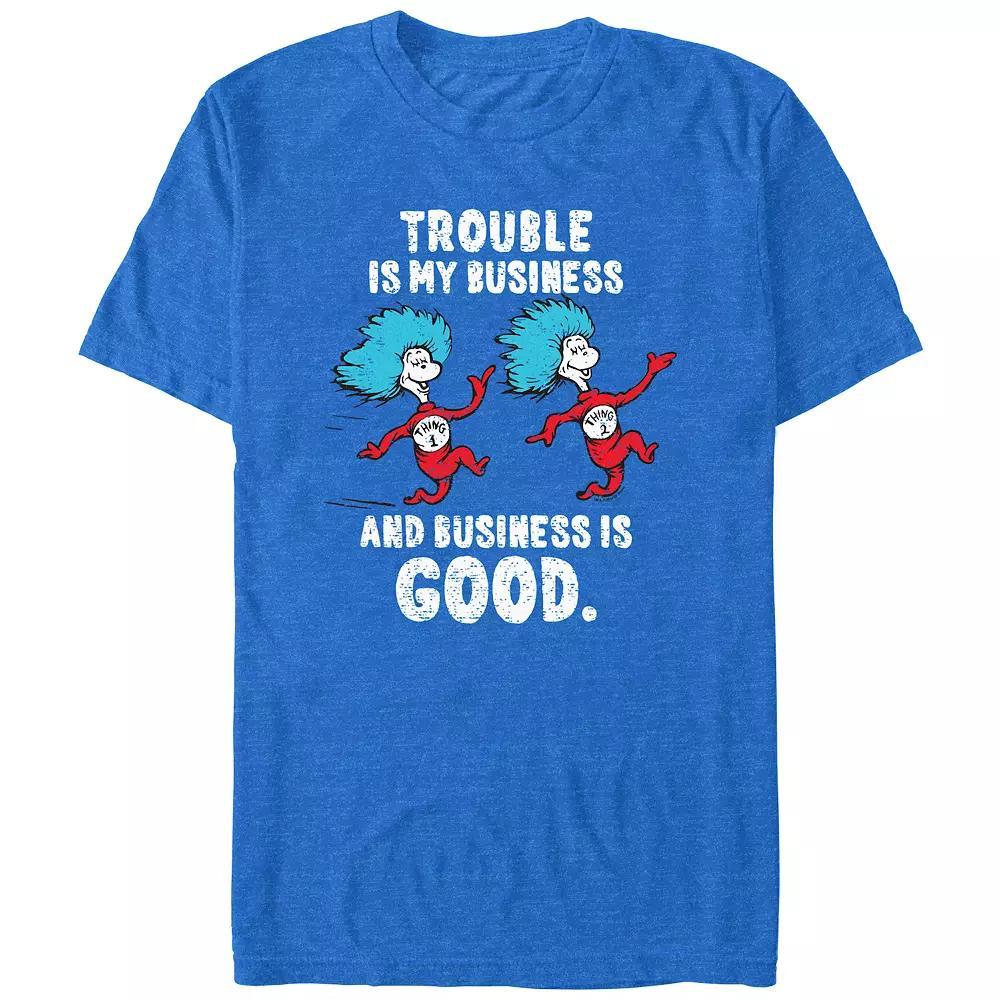 Men's Dr. Seuss Trouble Is My Business Graphic Tee,  Product Image