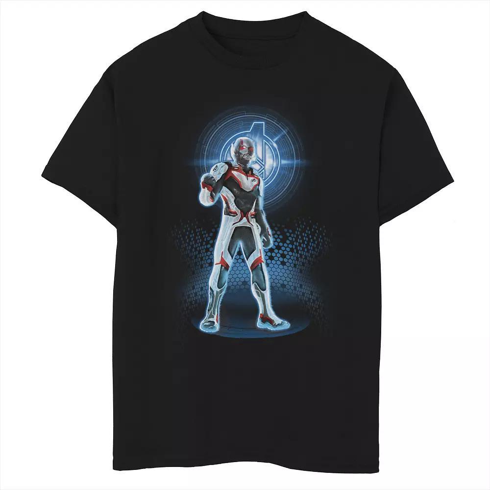 Boys 8-20 Marvel Avengers Endgame Logo Ant-Man Quantum Suit Portrait Graphic Tee, Boy's, Size: Large, Black Product Image