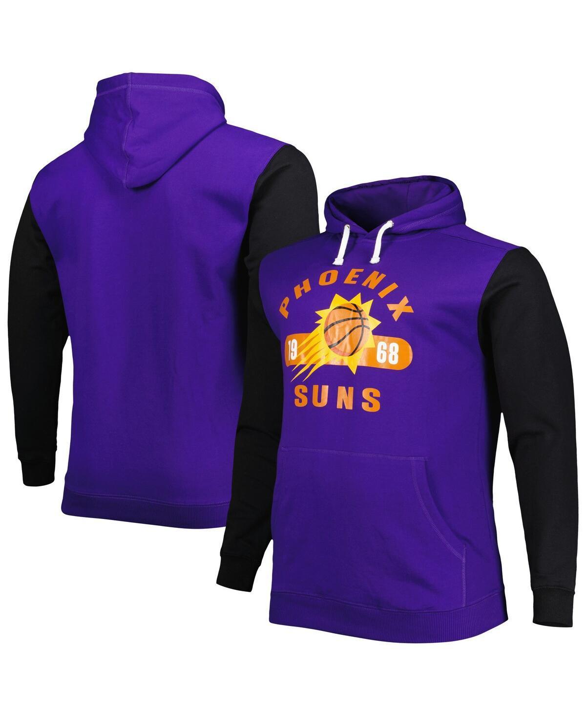 Men's Fanatics Branded Purple/Black Phoenix Suns Big & Tall Bold Attack Pullover Hoodie, Size: 4XLT, Phx Purple Product Image