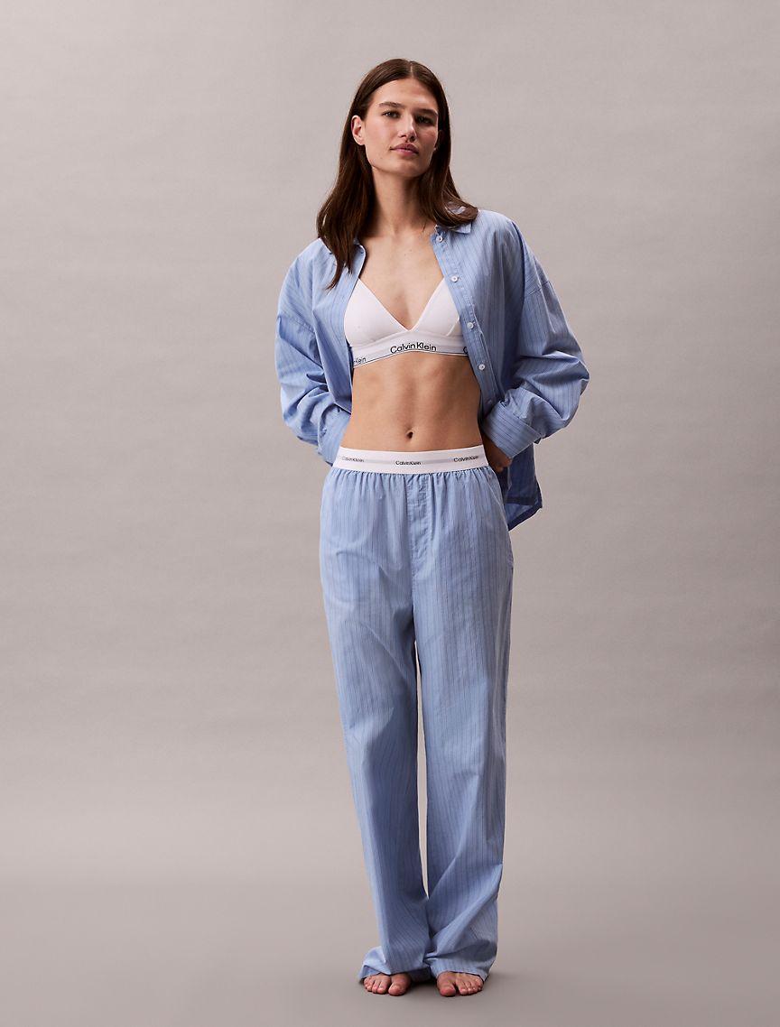 Cotton Poplin Logo Waistband Pants Product Image