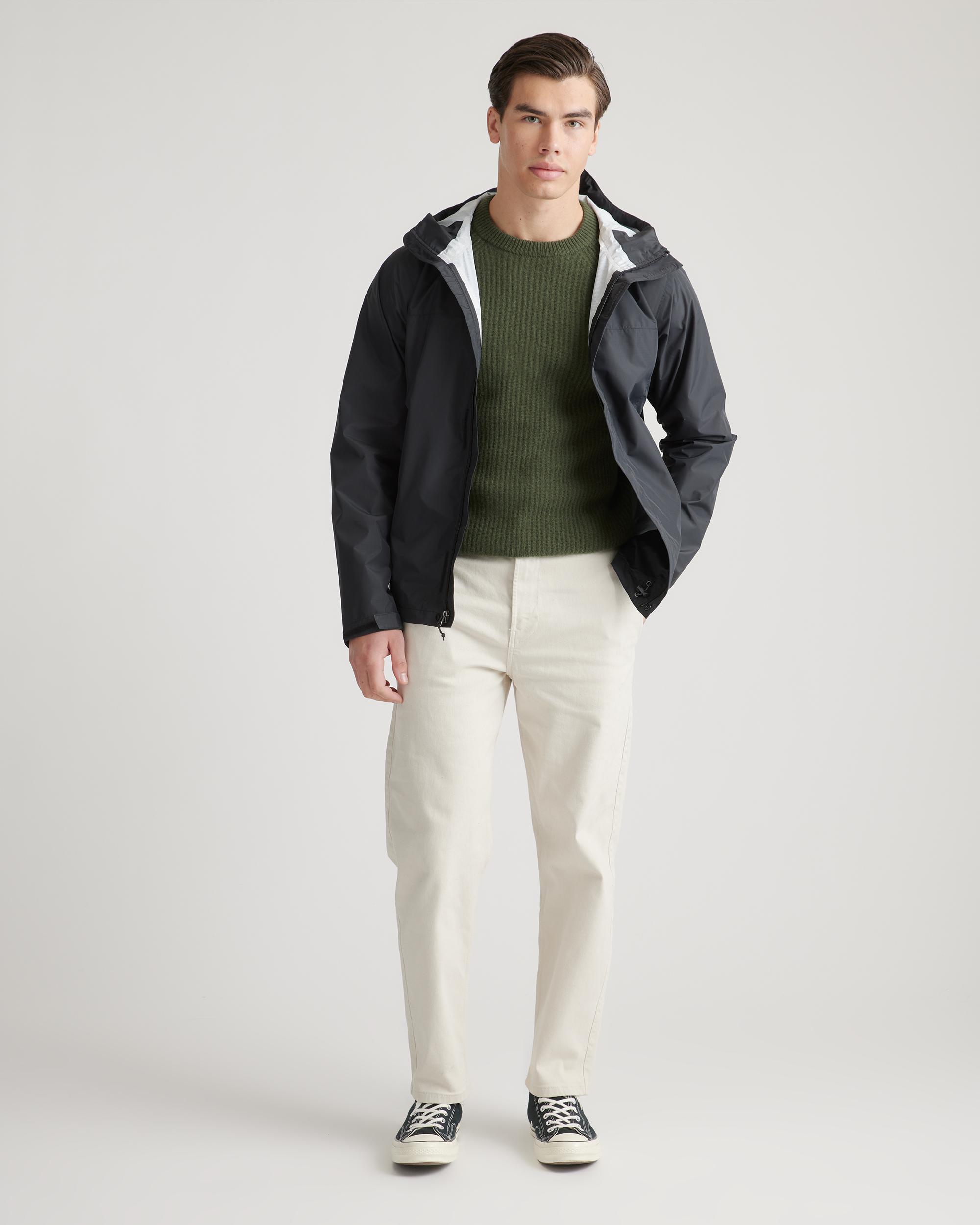 Quince | Men's Weatherproof Rain Shell Jacket Size XL, Polyester/Recycled Polyester Blend Product Image