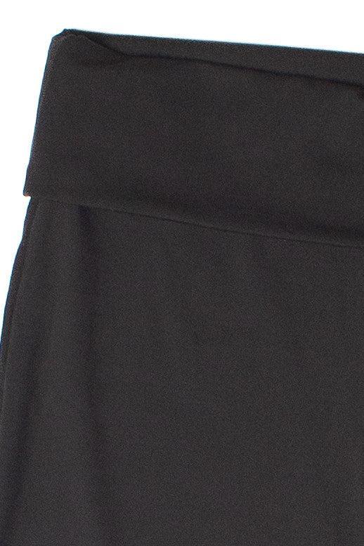 Fold Over Flare Leggings Product Image