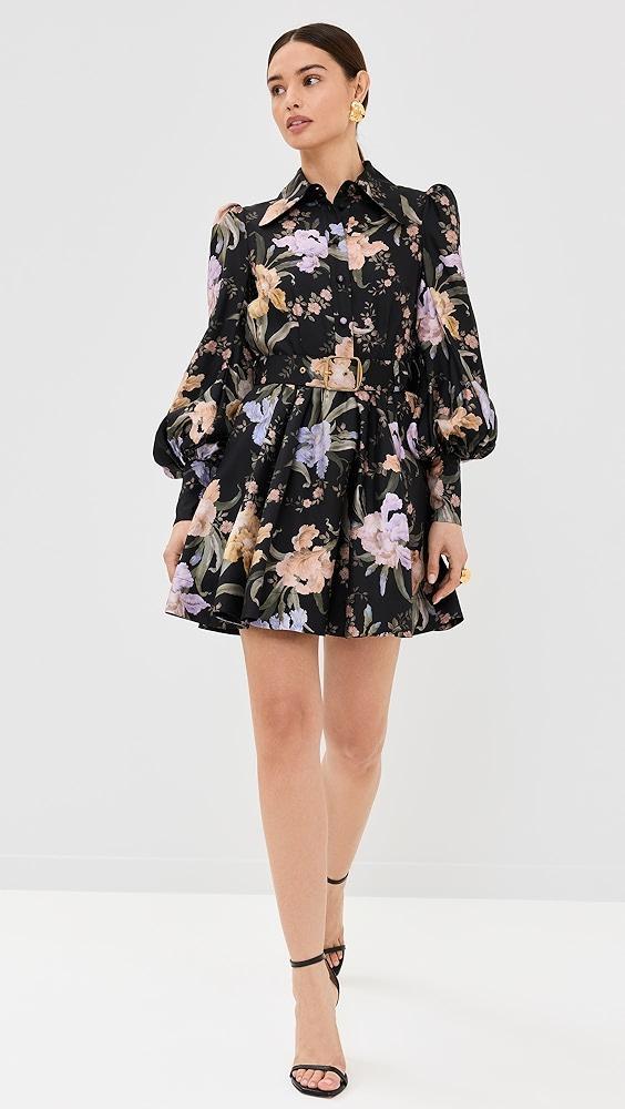 Zimmermann Eden Belted Flip Mini Dress | Shopbop Product Image