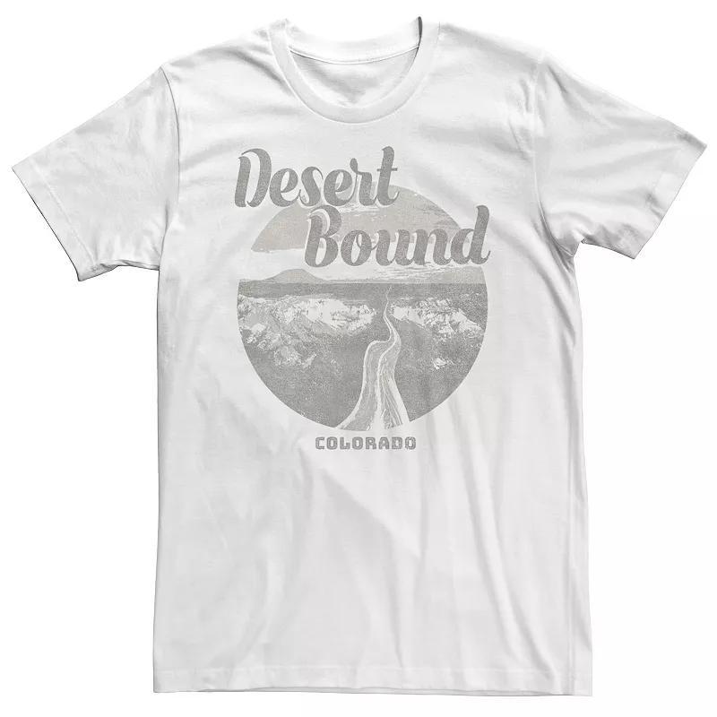 Big & Tall Desert Bound Colorado Gray Logo Graphic Tee, Men's, Size: 4XL Tall, White Product Image