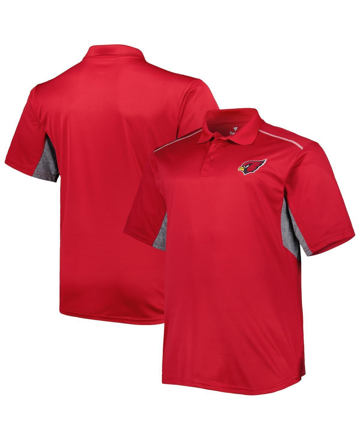 Mens Cardinal Arizona Cardinals Big & Tall Team Color Polo Product Image