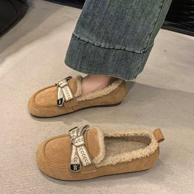 Fleece-Lined Moccasins Product Image