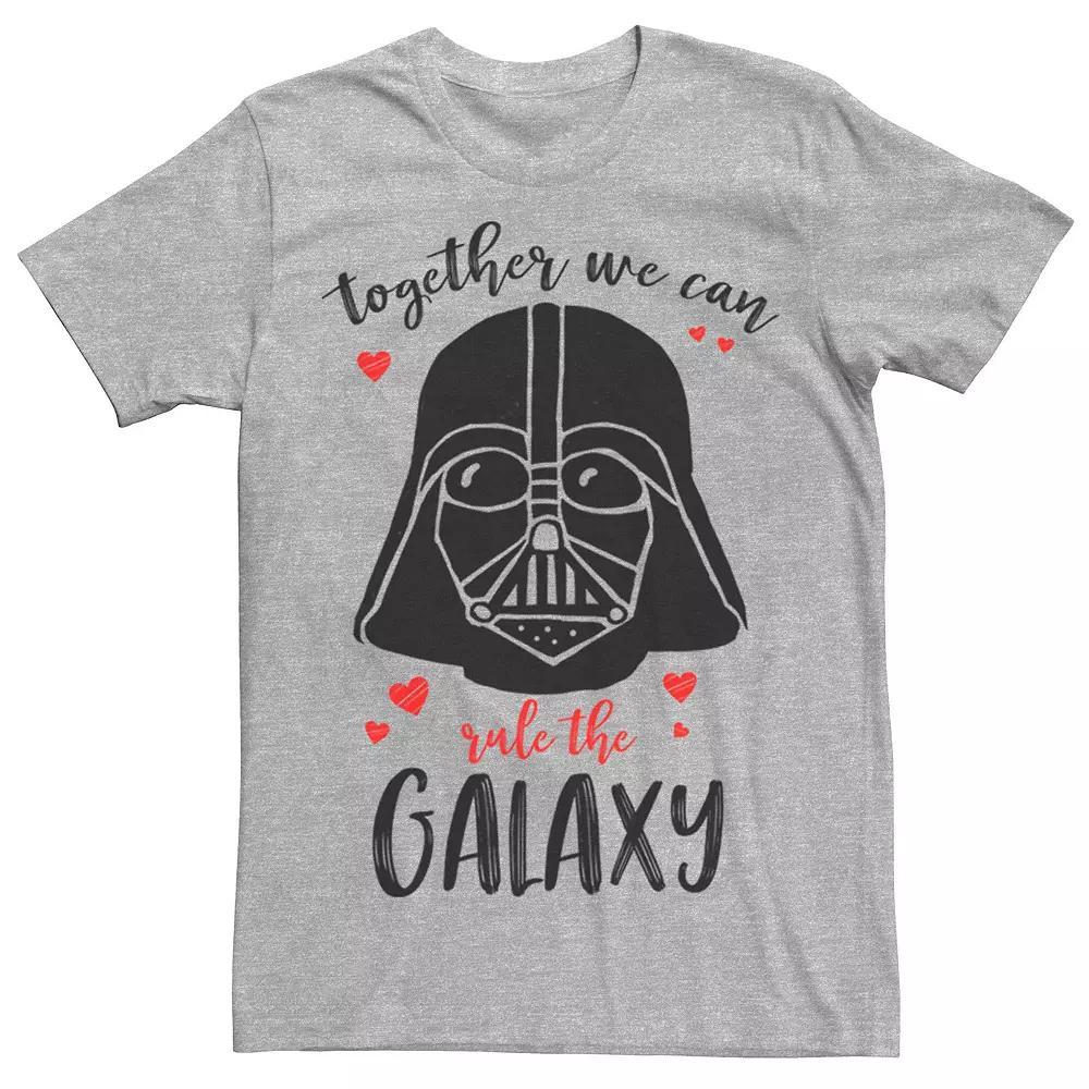 Men's Star Wars Darth Vader Rule Together Tee, Size: Medium, Athletic Grey Product Image