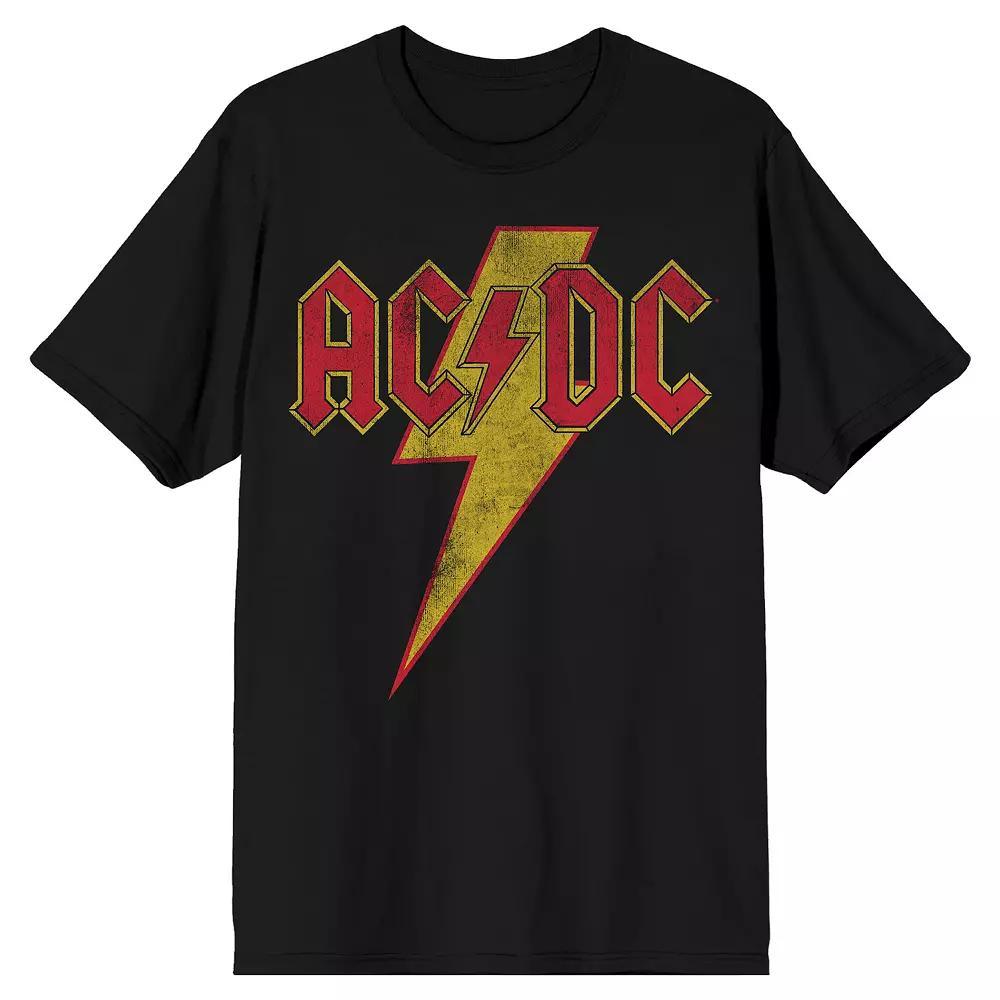 Men's AC/DC Vintage Lightning Bolt Tee,  Product Image