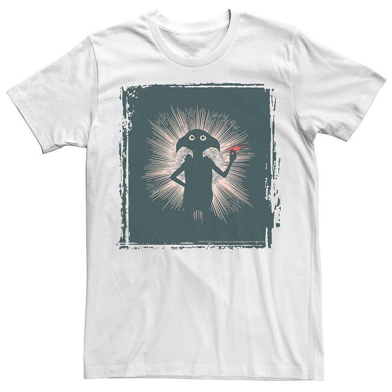 Men's Harry Potter Dobby Silhouette Tee, Size: 3XL, White Product Image