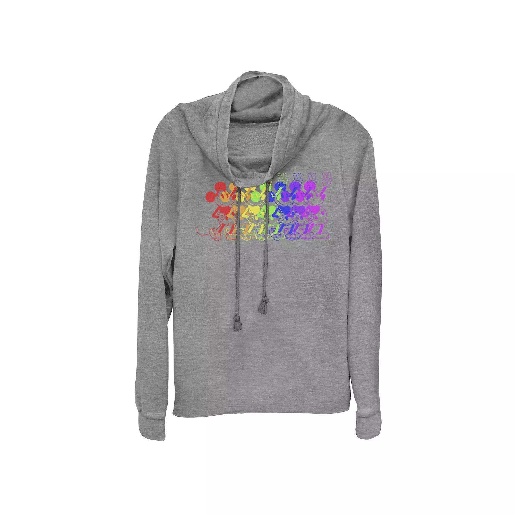 Disney / Pixar's Toy Story Juniors' 95 Retro Distressed Colorful Cowlneck Graphic Lightweight Long Sleeve, Women's,  Product Image