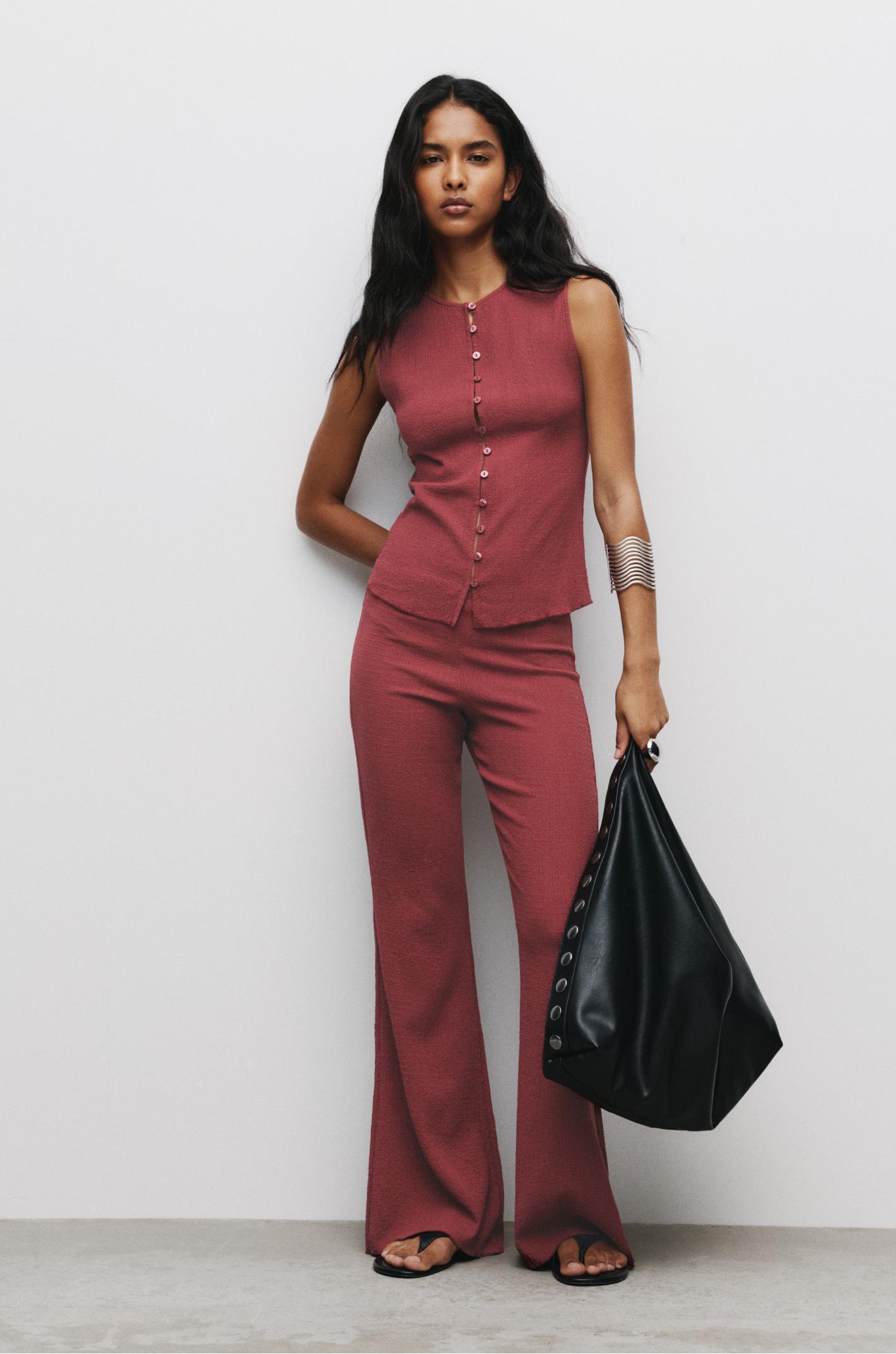 Rustic top with buttons Product Image