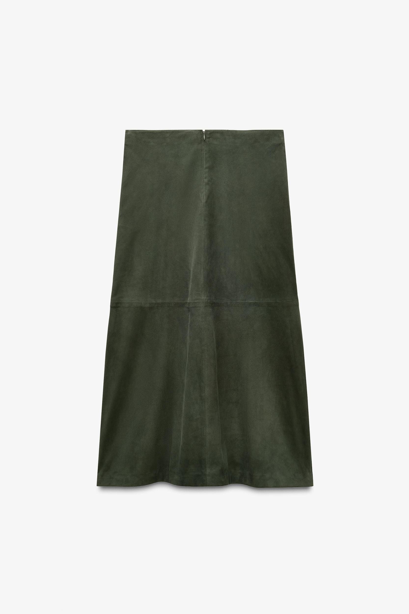 LIMITED EDITION MINIMAL SUEDE SKIRT Product Image