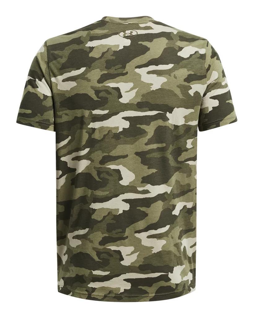 Men's UA Performance Cotton Camo Collegiate Short Sleeve Product Image