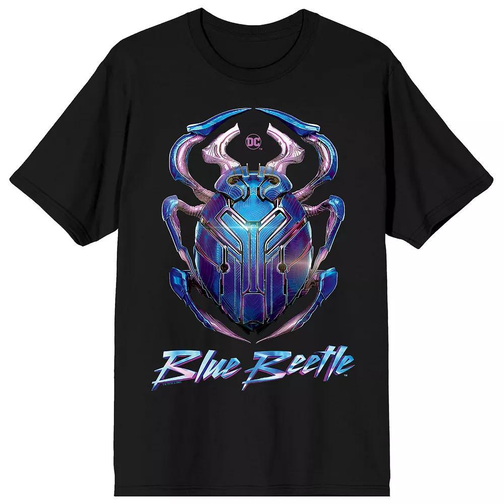 Men's Blue Beetle Superhero Logo Tee,  Product Image